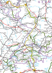 Brussels to Milan sleeper train route map
