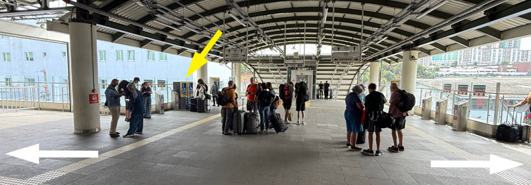 Halkali station overbridge