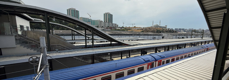Sofia-Istanbul Express arrived at Halkali station
