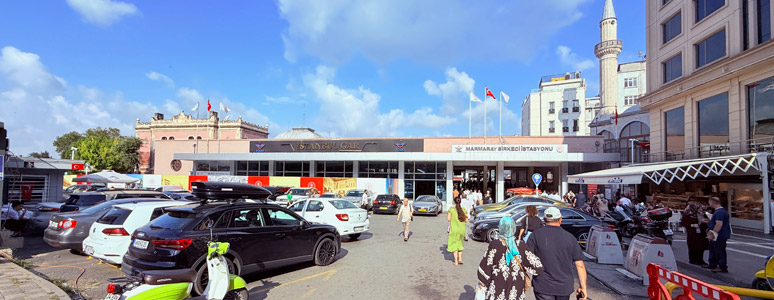 Istanbul Sirkeci station entrance in 2025