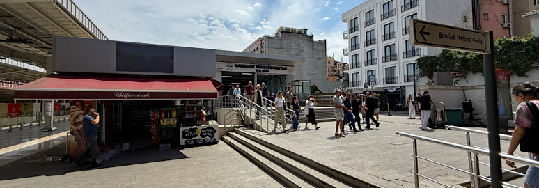 Istanbul Sirkeci Marmaray entrance
