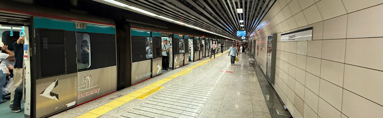 Istanbul Sirkeci Marmaray platform