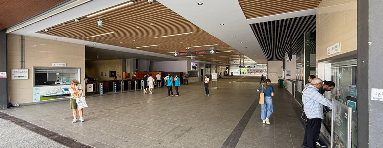 Sogutlucesme station interior