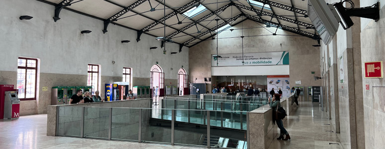 Lisbon Rossio station hall
