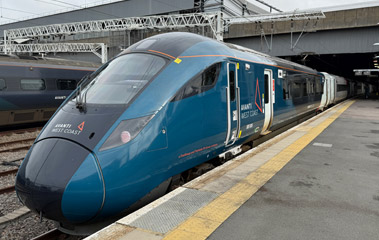 Avanti Evero train from London to Holyhead