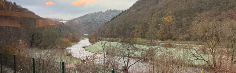 Scenery between Luxembourg to Liege