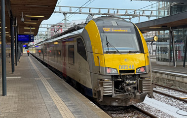 Desiro train from Luxembourg to Liege