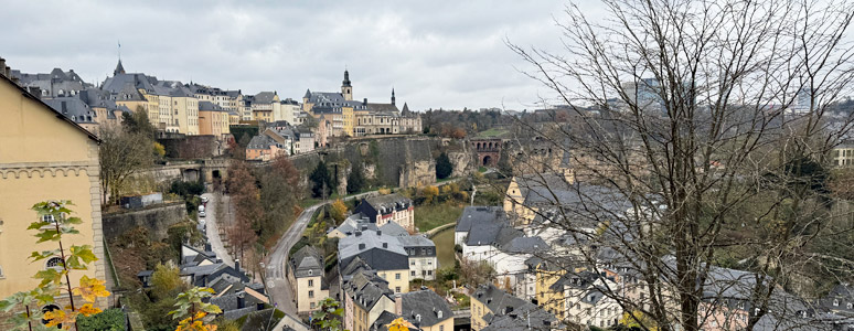 A view over Luxembourg