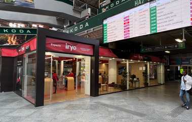 Iryo ticket office at Madrid Atocha