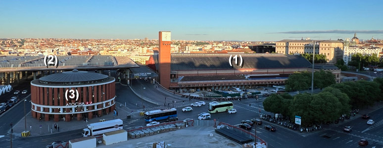 Madrid Atocha's old trainshed