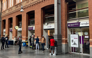 Renfe ticket office at Madrid Atocha