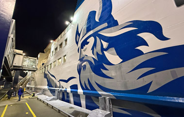 Northlink Ferries m/v Hamnavoe at Stromness