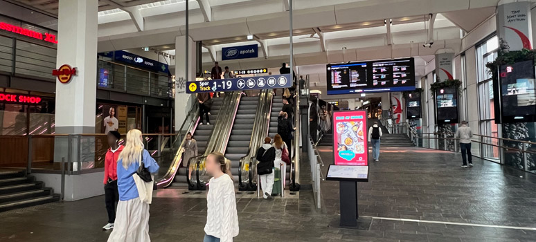 Oslo Sentral station interior