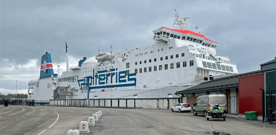 Cabin on the Nynashamn-Gdansk Polferries ferry