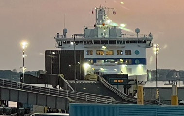 The ferry Santona at Portsmouth
