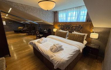 6th floor room at the Metropole Hotel, Riga