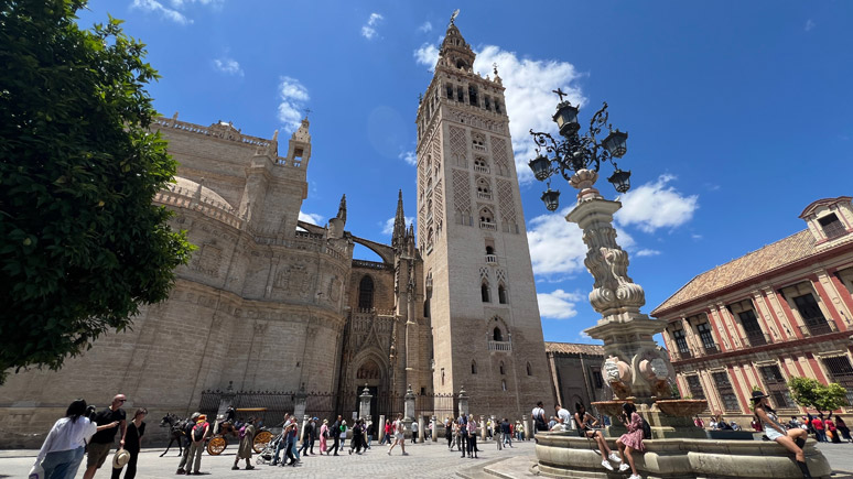 Seville's famous Giralda tower