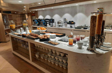C-Club premium lounge on the ferry 'St Malo'