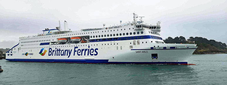 The ferry 'St Malo'