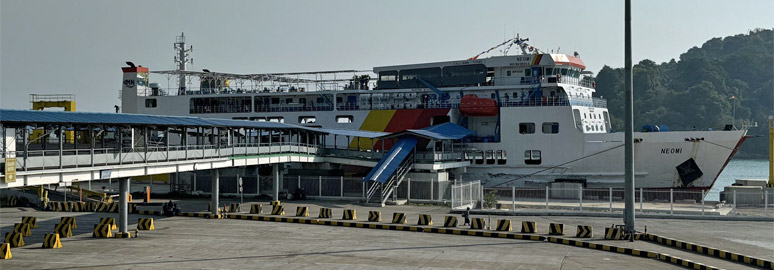 The ferry from Java to Sumatra