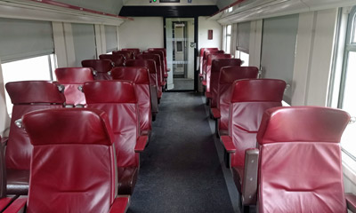 1st class on the train from Tunis to Annaba