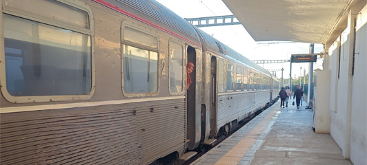 The train from Tunis to Annaba