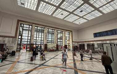 Ankara station, 1937 side main hall