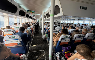 On board the IDO ferry from Istanbul to Bandirma