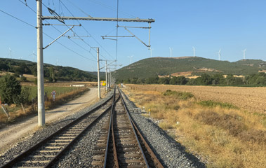 Scenery from the Bandirma to Izmir train