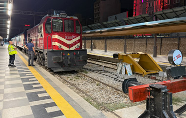 The Bandirma to Izmir train arrived at Izmir Basmane