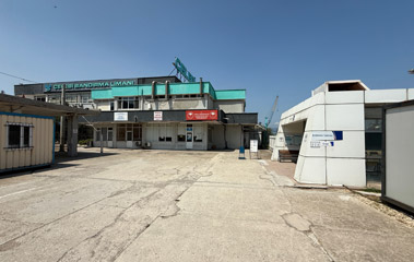 TCDD railway station at Bandirma
