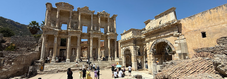 The ruins of Ephesus