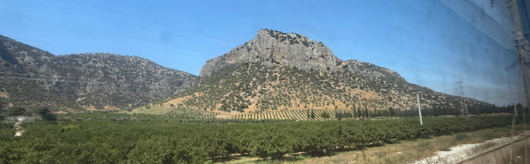 Scenery between Izmir and Selcuk