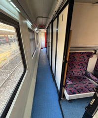 TVS2000 sleeping-car corridor