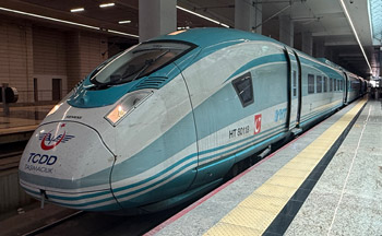 Turkish high-speed YHT train