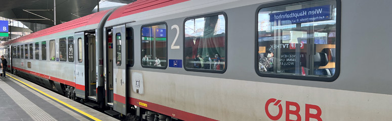 Vienna to Bratislava by train