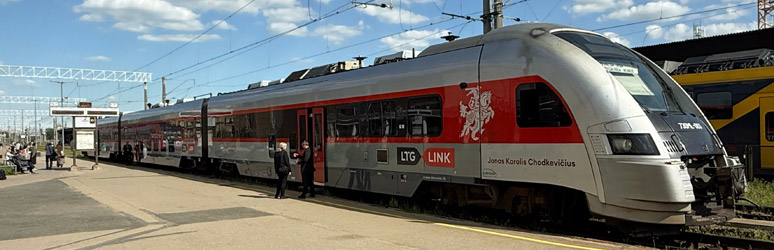 Vilnius to Riga traiin