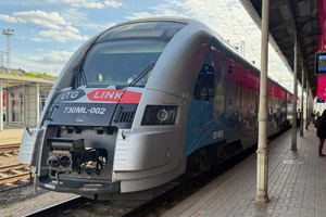 The Vilnius-Riga train